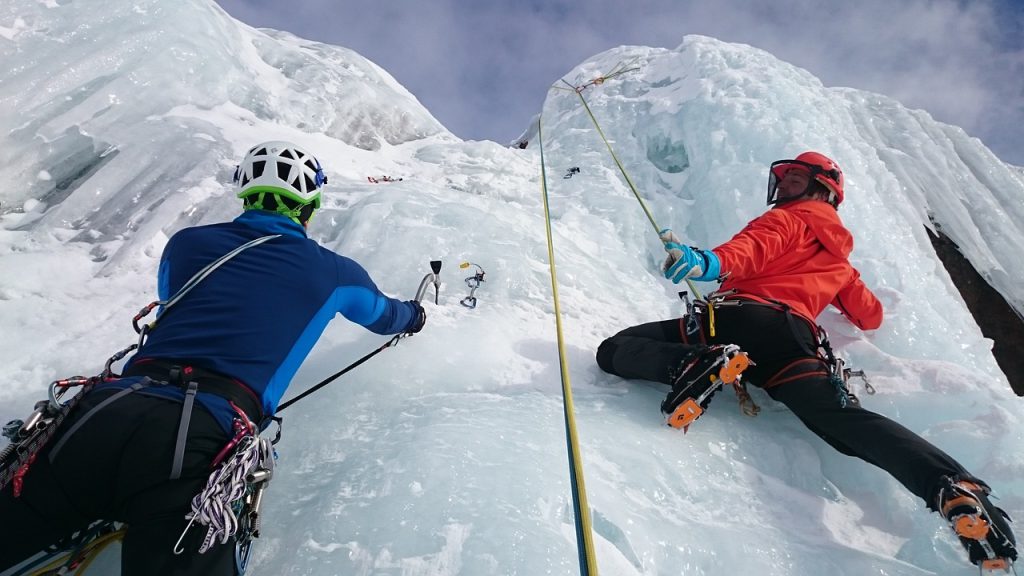 ice climbing