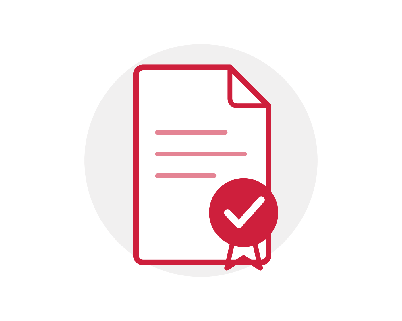 Logo représentant un questionnaire de santé pour assurance de prêt méningiome